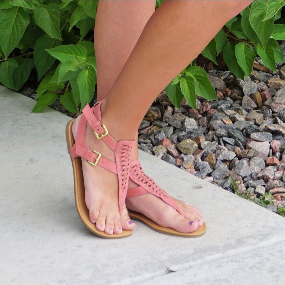 Rose Buckle Sandals - Picture 3 of 4